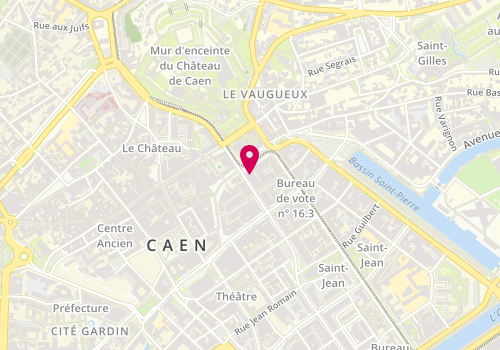 Plan de Cfdp Assurances, 1 Rue Saint-Jean, 14000 Caen
