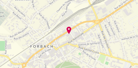 Plan de Allianz Assurance FORBACH - DI GIOVANNI & PUTRINO, 42 avenue Saint-Rémy, 57600 Forbach