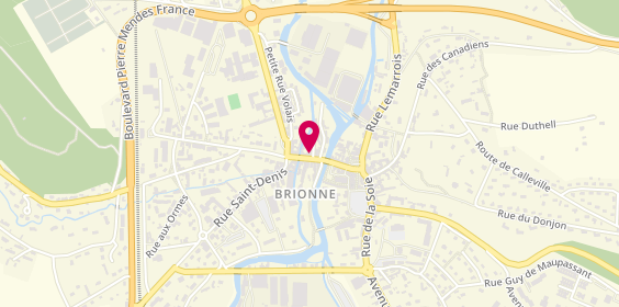 Plan de Allianz Assurance BRIONNE - Jean DUQUESNE, 30 Rue du Maréchal Foch, 27800 Brionne