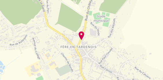 Plan de Agence de Fere en Tardenois, 7 place Aristide Briand, 02130 Fère-en-Tardenois