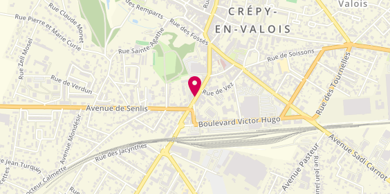 Plan de Agence de Crepy en Valois, 50 Rue Charles de Gaulle, 60800 Crépy-en-Valois