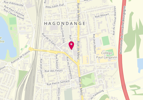 Plan de MAAF Assurances HAGONDANGE, 26 Rue Voltaire, 57300 Hagondange