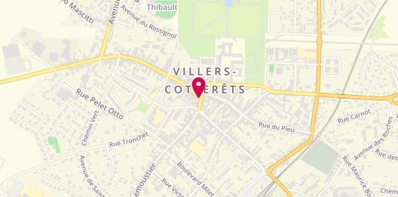 Plan de Cabinet Hannedouche Boulanger, 1 Place Doct Mouflier, 02600 Villers-Cotterêts