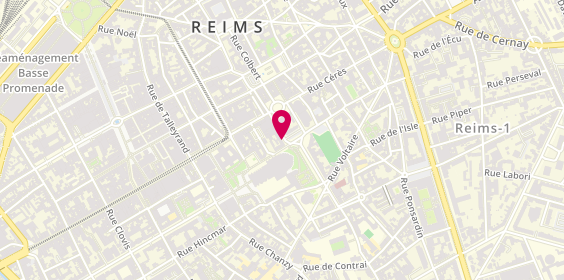 Plan de Axa Alexandra Scheid, 12 Rue du Cloître, 51100 Reims