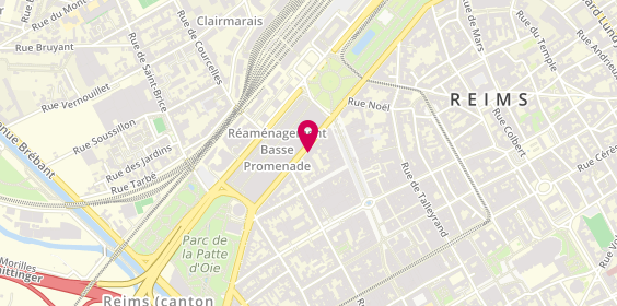 Plan de MAAF Assurances REIMS CENTRE, 11 Boulevard du Général Leclerc, 51100 Reims