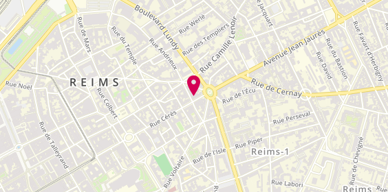 Plan de AXA, 63 Rue Cérès, 51100 Reims
