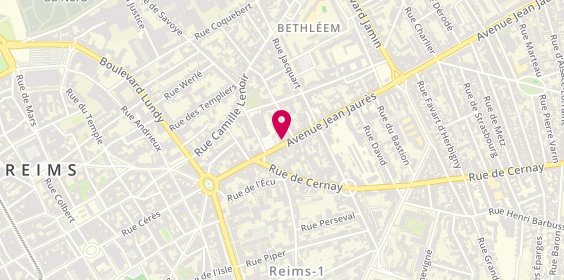 Plan de Allianz Assurance REIMS EUROPE - Logan PFLIEGER, 37 avenue Jean Jaurès, 51100 Reims