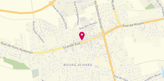 Plan de Hanot Assurances, 236 Grande Rue, 27310 Bourg-Achard
