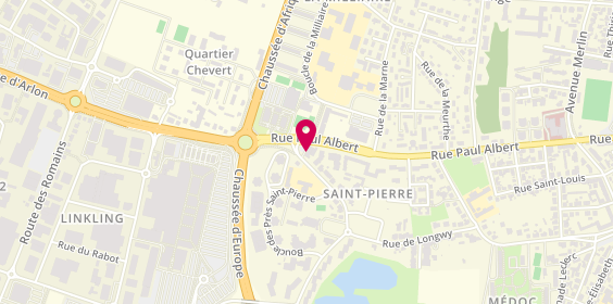 Plan de AXA Assurance et Banque WAHL Jean-Luc, 87 Rue de Longwy, 57100 Thionville