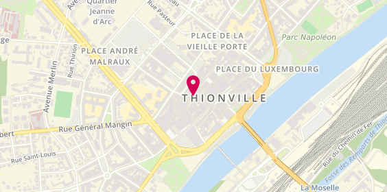 Plan de La Mutuelle Familiale, 10 Rue du Four Banal, 57100 Thionville