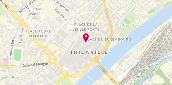 Plan de ACORIS Mutuelles Thionville, 2 place Claude Arnoult, 57100 Thionville