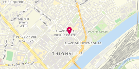 Plan de Groupama Grand Est, 7 place de la Vieille Prte, 57100 Thionville