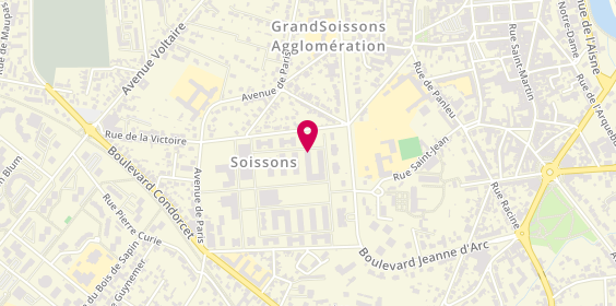 Plan de Abeille Assurances - Soissons, 3 Allée des Internautes, 02200 Soissons
