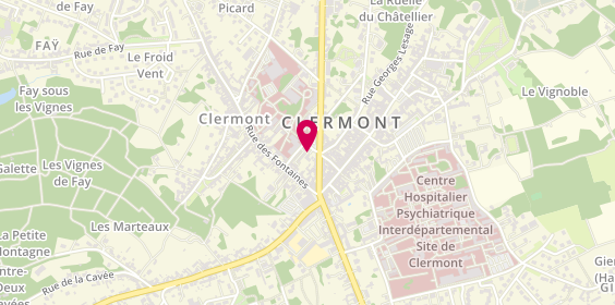 Plan de MMA, 3 Rue de Verdun, 60600 Clermont