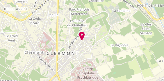 Plan de Agence de Clermont, 28 place du Général Leclerc, 60600 Clermont