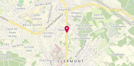 Plan de Aréas Assurances Eric LECLERC, 78 Rue du Général de Gaulle, 60600 Clermont