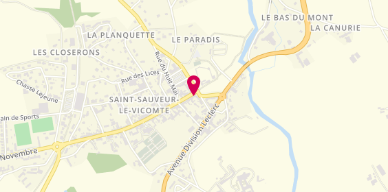 Plan de Aviva, 9 Albert Ferey, 50390 Saint-Sauveur-le-Vicomte