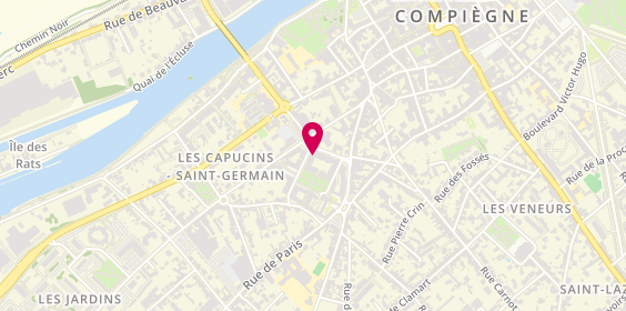 Plan de MATH-PREVARIS (mutuelle & assurances), 4 Rue des Capucins, 60200 Compiègne