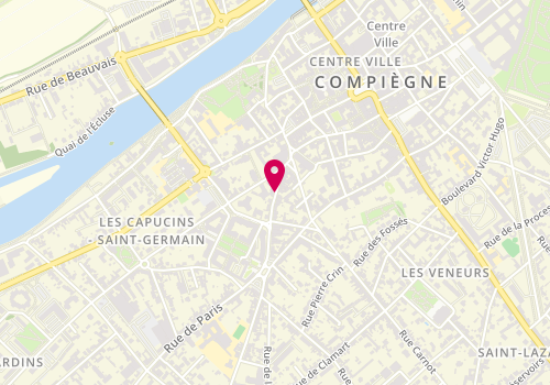 Plan de MMA Assurances Antoine LECOMTE, 32 Paris, 60200 Compiègne