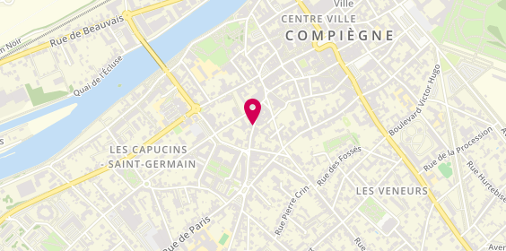 Plan de MMA Assurances COMPIEGNE RUE DE PARIS, 32 Rue de Paris, 60200 Compiègne