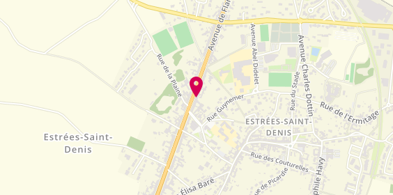 Plan de Agence Estrees Saint-Denis, 90 avenue de Flandre, 60190 Estrées-Saint-Denis