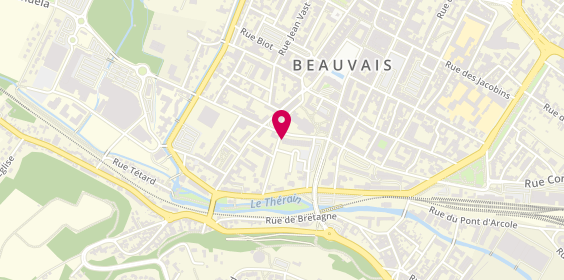 Plan de Allianz Assurance BEAUVAIS - Christine ETIENNE, 25 Rue Angrand Leprince, 60000 Beauvais