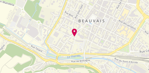 Plan de AXA Assurance et Banque Marty Marty, 29 Rue Desgroux, 60000 Beauvais