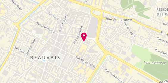 Plan de Allianz Assurance BEAUVAIS ST PIERRE - Sébastien JOURNEAUX, 8 Rue Vincent de Beauvais, 60000 Beauvais