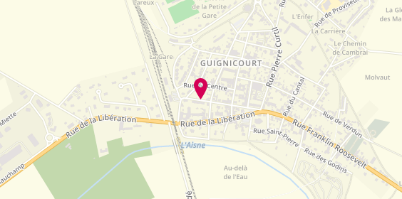 Plan de Groupama, 29 avenue du Général de Gaulle, 02190 Villeneuve-sur-Aisne