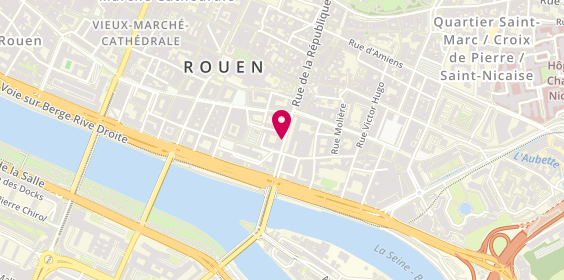 Plan de AESIO mutuelle, 19 Rue de la République, 76000 Rouen