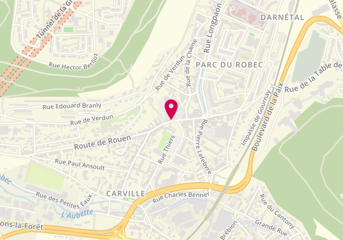 Plan de Caisse d'Epargne Darnétal, 90-92 Rue Sadi Carnot, 76160 Darnétal