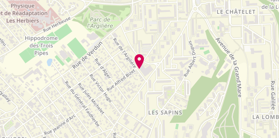 Plan de AXA Assurance Nicolas CARON, 25 Rue de l'Argilière, 76420 Bihorel