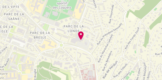 Plan de MMA, place des Coquets, 76130 Mont-Saint-Aignan