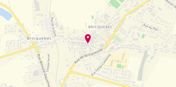 Plan de Agence de Bricquebec, 2 Rue Paul Philippe, 50260 Bricquebec-en-Cotentin