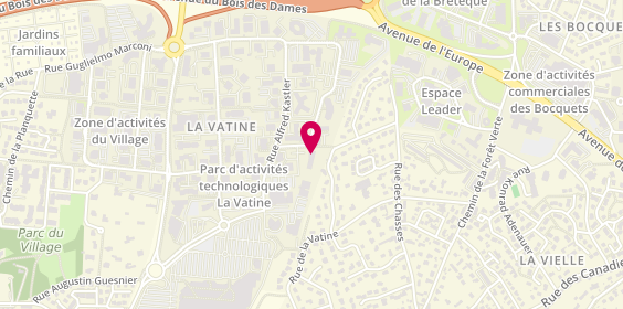 Plan de AXA Prévoyance & Patrimoine Lucien DURIEUX, Porte à l'Arrière du Bâtiment Rdc
2 Bis Rue Georges Charpak, 76130 Mont-Saint-Aignan