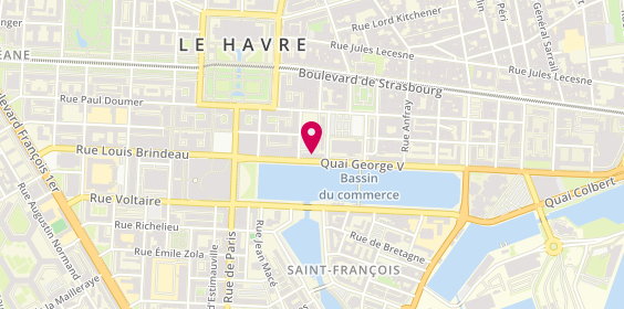 Plan de MACSF, 31 Quai George V, 76600 Le Havre