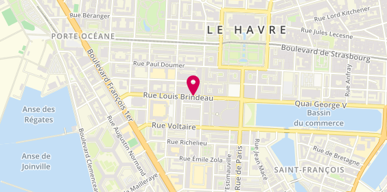 Plan de Agf, 91 Rue Louis Brindeau, 76600 Le Havre