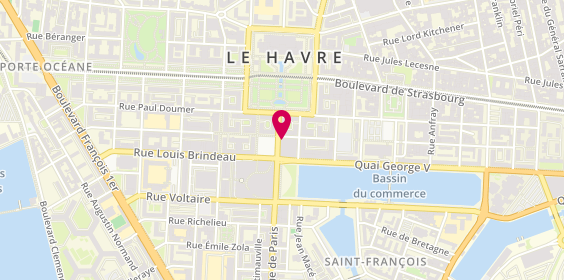 Plan de Harmonie Mutuelle, 174-176 Rue de Paris, 76600 Le Havre