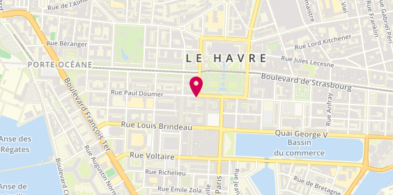 Plan de Matmut, 27 place de l'Hôtel de Ville, 76600 Le Havre
