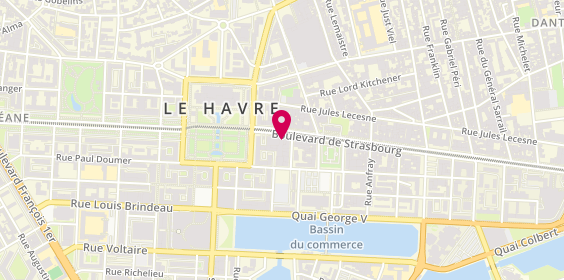 Plan de Point de rencontre mutuelle INTERIALE le Havre, 112 Boulevard de Strasbourg, 76000 Le Havre