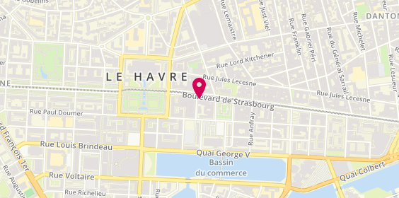 Plan de MBB Assurances - MMA le Havre Hotel de Ville, 118 Strasbourg, 76600 Le Havre
