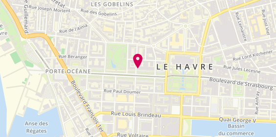 Plan de MACIF, 87 avenue Foch, 76600 Le Havre
