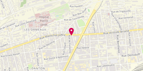 Plan de AESIO mutuelle, 162 Rue du Maréchal Joffre, 76600 Le Havre