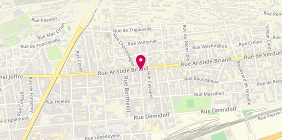 Plan de Nh Assurances Conseils, 288 Rue Aristide Briand, 76600 Le Havre