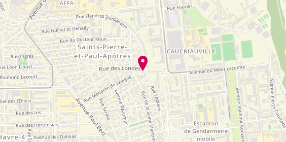 Plan de MACIF, 83 Rue Laplace, 76610 Le Havre