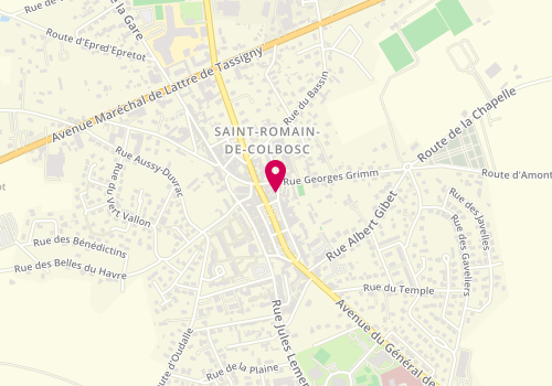 Plan de Mma, 24 place Théodule Benoist, 76430 Saint-Romain-de-Colbosc