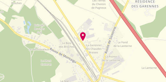 Plan de Axa Cabinet Massuel, 1 Route des Tortues Royes, 02820 Saint-Erme-Outre-et-Ramecourt