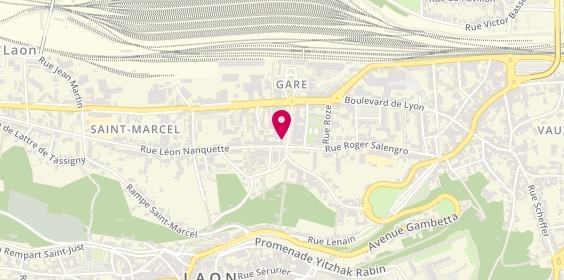 Plan de MAAF Assurances LAON, 4C avenue Carnot, 02000 Laon