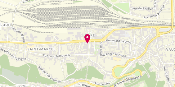 Plan de Audio Mutualiste, 19 avenue Carnot, 02000 Laon