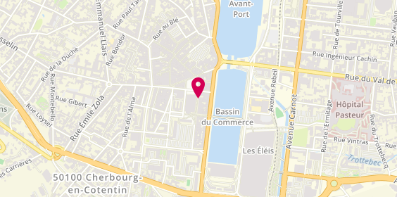 Plan de Axa Duchemin Pouillen, 5 Bis Rue Halles, 50100 Cherbourg-en-Cotentin